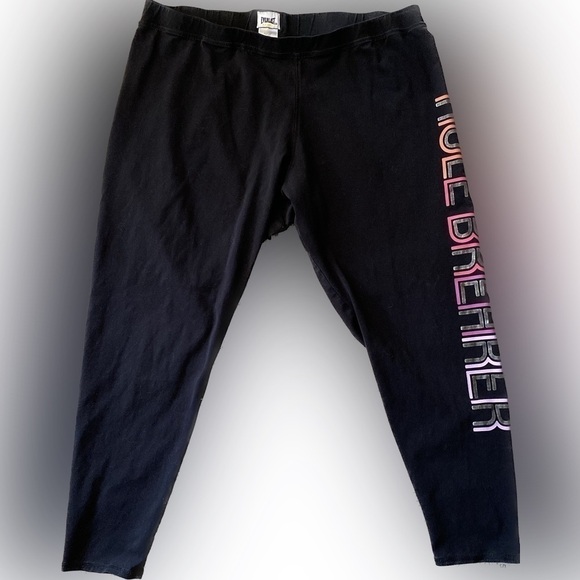Everlast Sport Ladies Black  Rulebreaker Leggings (Size 2XL) - Picture 2 of 9